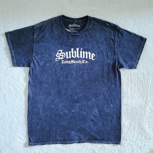 Sublime👑 Long Beach🏖 Boom Box🎶 Mineral Washed Graphic Tee👕 - NWT - Picture 2 of 12